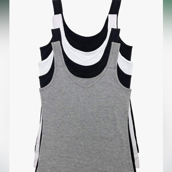 Felina Reversible Cotton Womens Tank Top | 4-Pack - Picture 4 of 14